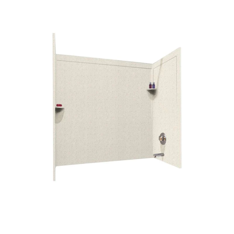 32 x 60 x 60 Swanstone Bathtub Wall Kit With Molded Trim - Image 4