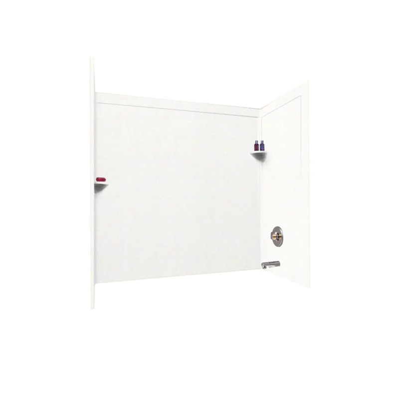 32 x 60 x 60 Swanstone Bathtub Wall Kit With Molded Trim - Image 5