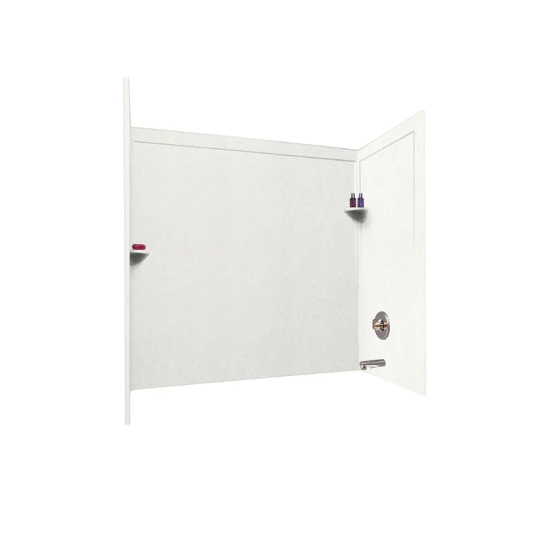 32 x 60 x 60 Swanstone Bathtub Wall Kit With Molded Trim - Image 8