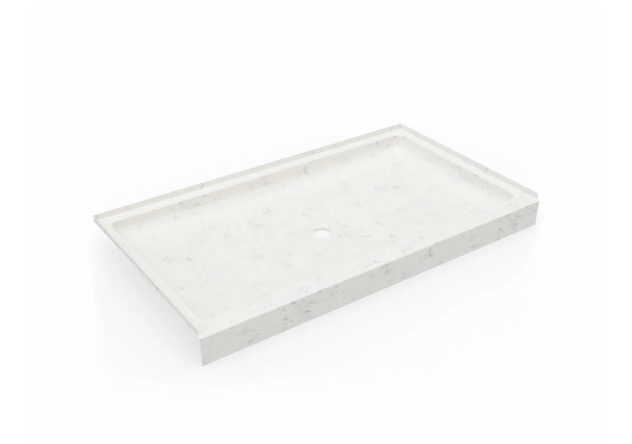 34" x 60" Swanstone Solid Surface Single Threshold Shower Base - Image 19