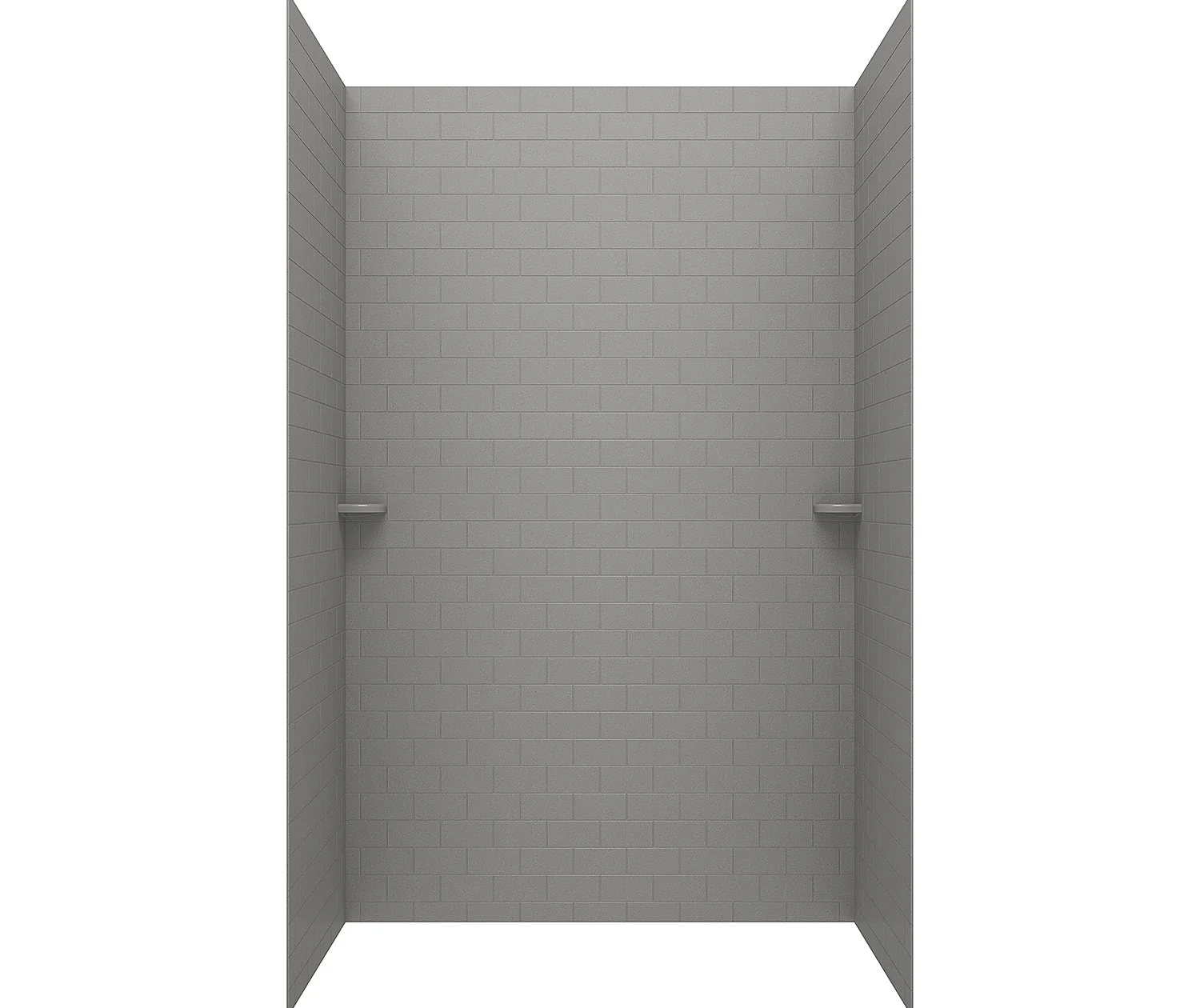 36-In x 62-In x 96-In Swanstone 3x6 Subway Tile Shower Wall Kit - Image 27
