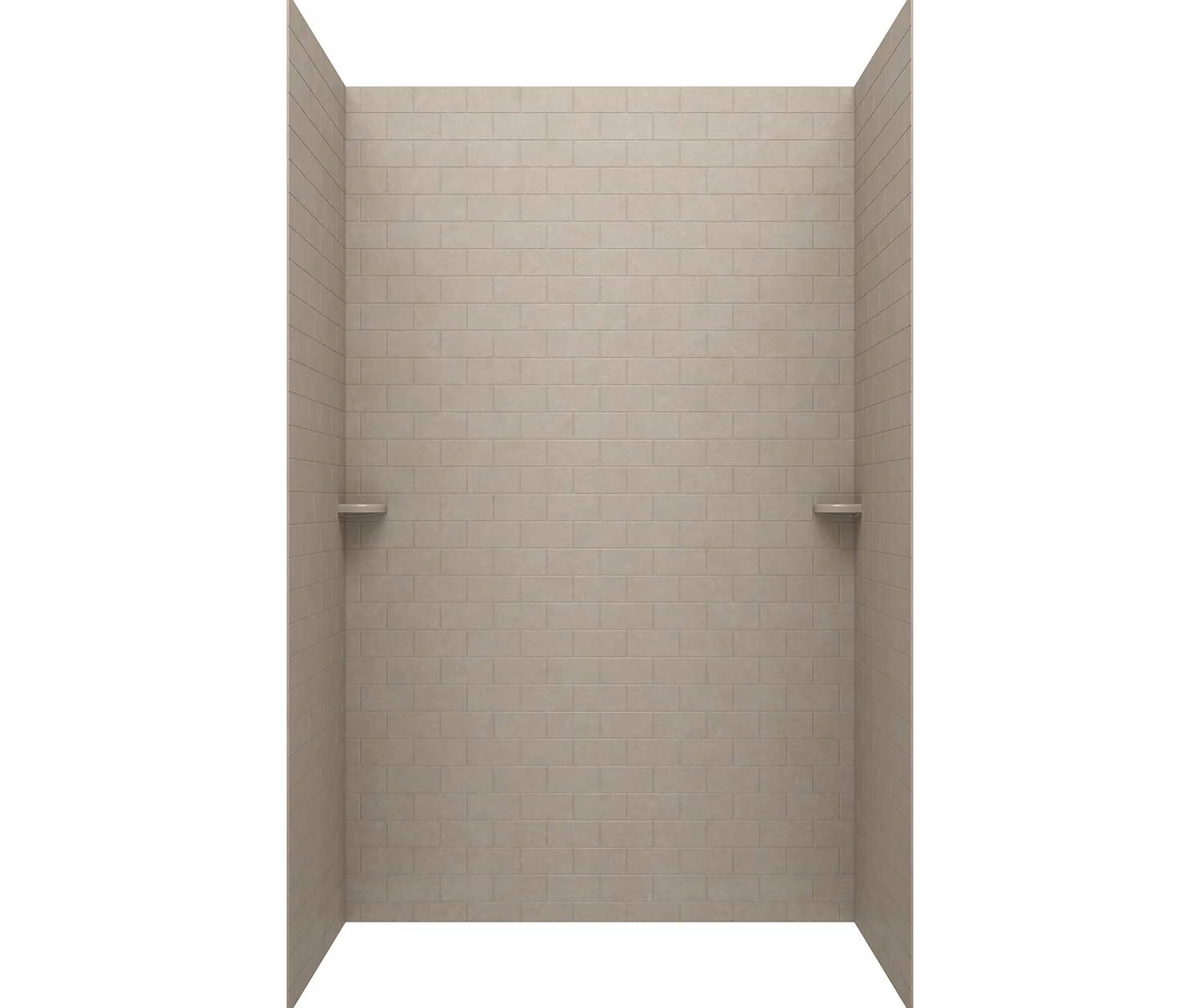 36-In x 62-In x 96-In Swanstone 3x6 Subway Tile Shower Wall Kit - Image 4