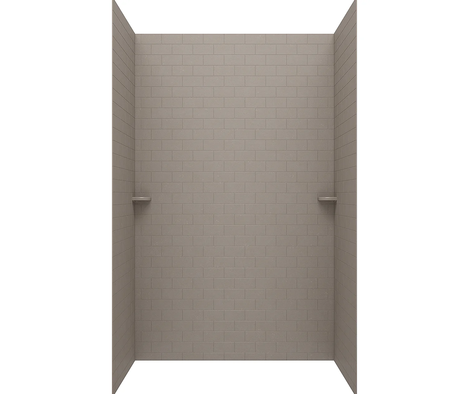 36-In x 62-In x 96-In Swanstone 3x6 Subway Tile Shower Wall Kit - Image 5