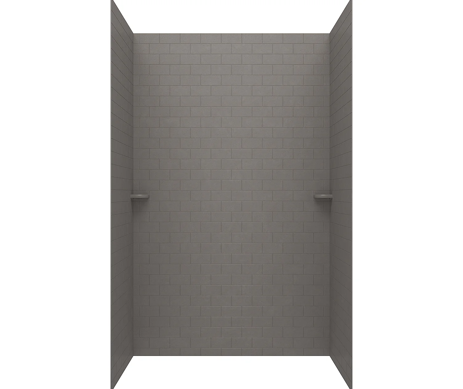 36-In x 62-In x 96-In Swanstone 3x6 Subway Tile Shower Wall Kit - Image 7