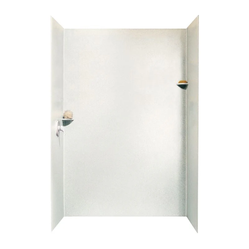 36-In x 62-In x 96-In Swanstone Solid Surface Shower Wall Kit - Image 26