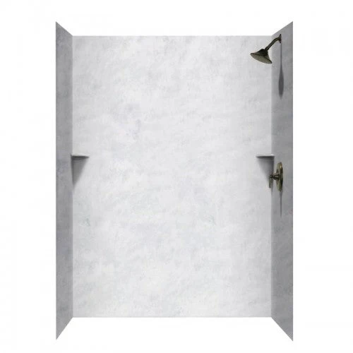 36-In x 62-In x 96-In Swanstone Solid Surface Shower Wall Kit - Image 29
