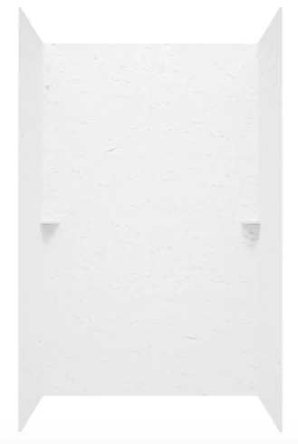 36-In x 62-In x 96-In Swanstone Solid Surface Shower Wall Kit - Image 30