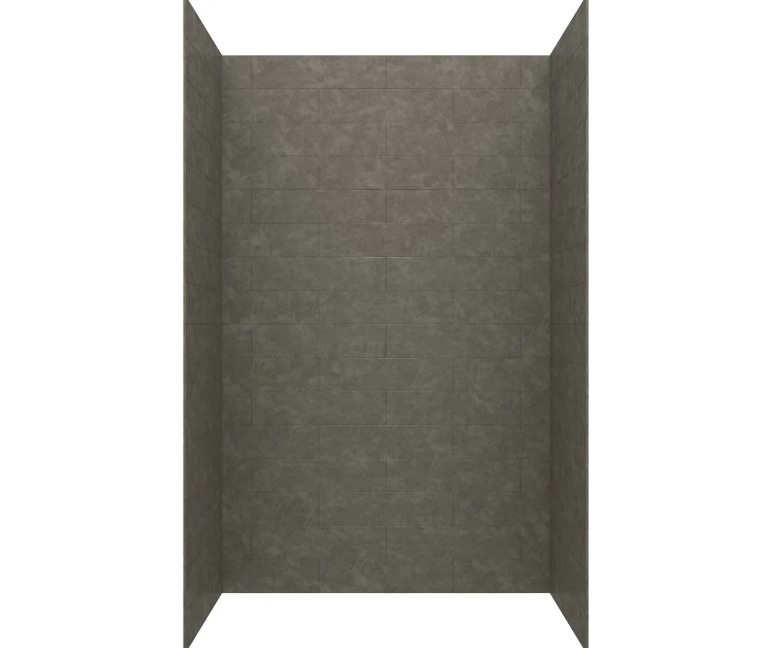 36 x 36 Swanstone Modern Subway Tile Shower Wall Kit - Image 9