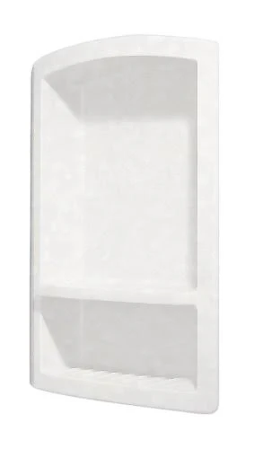 4.313-In D X 15-In W X 22-In H Solid Surface Soap Dish By Swan - Image 6