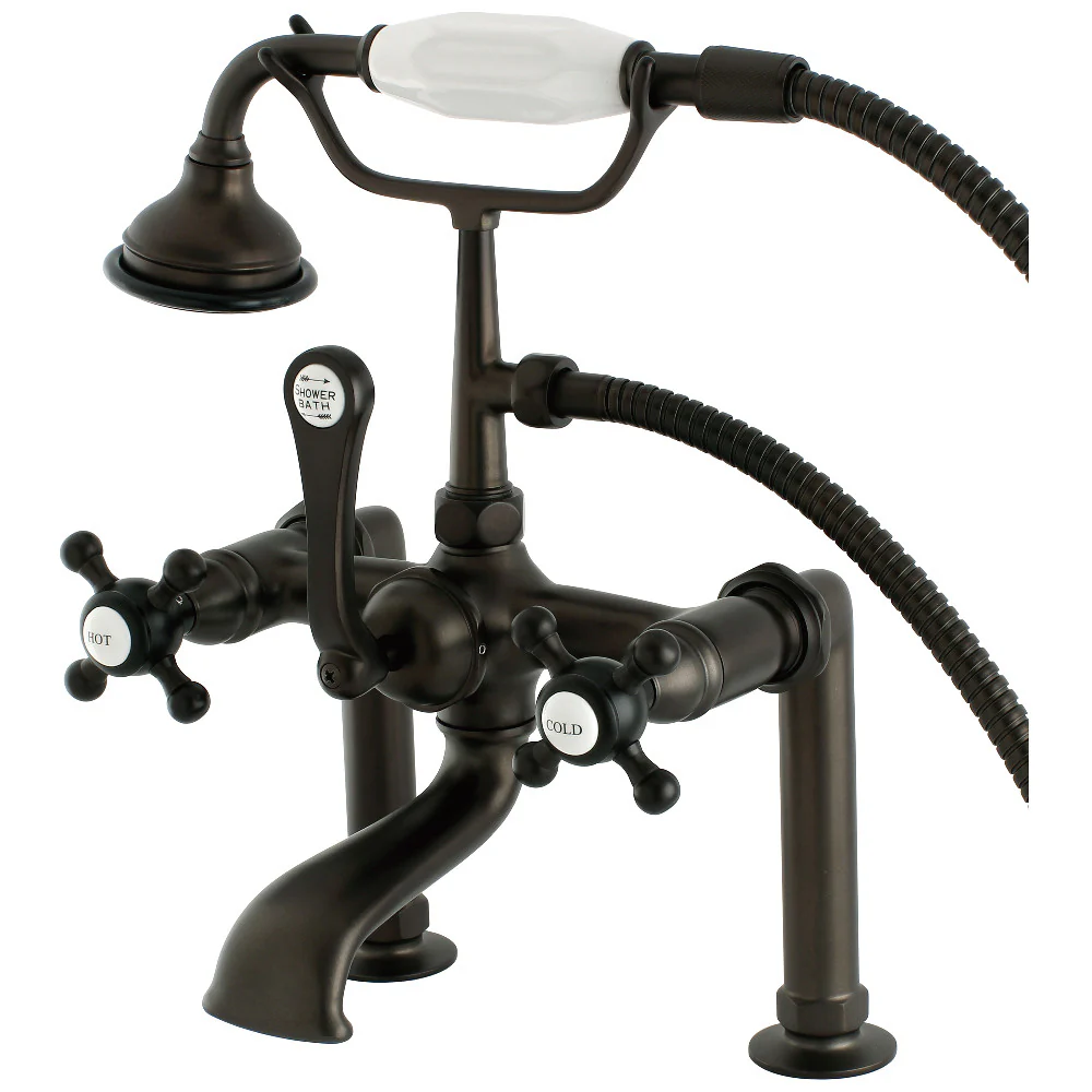 Aqua Vintage AE103T8BX English Country Deck Mount Clawfoot Tub Faucet - Image 4