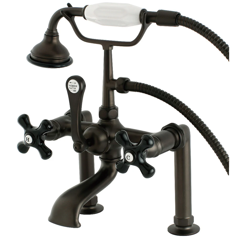 Aqua Vintage AE103T8PKX Duchess Deck Mount Clawfoot Tub Faucet - Image 3
