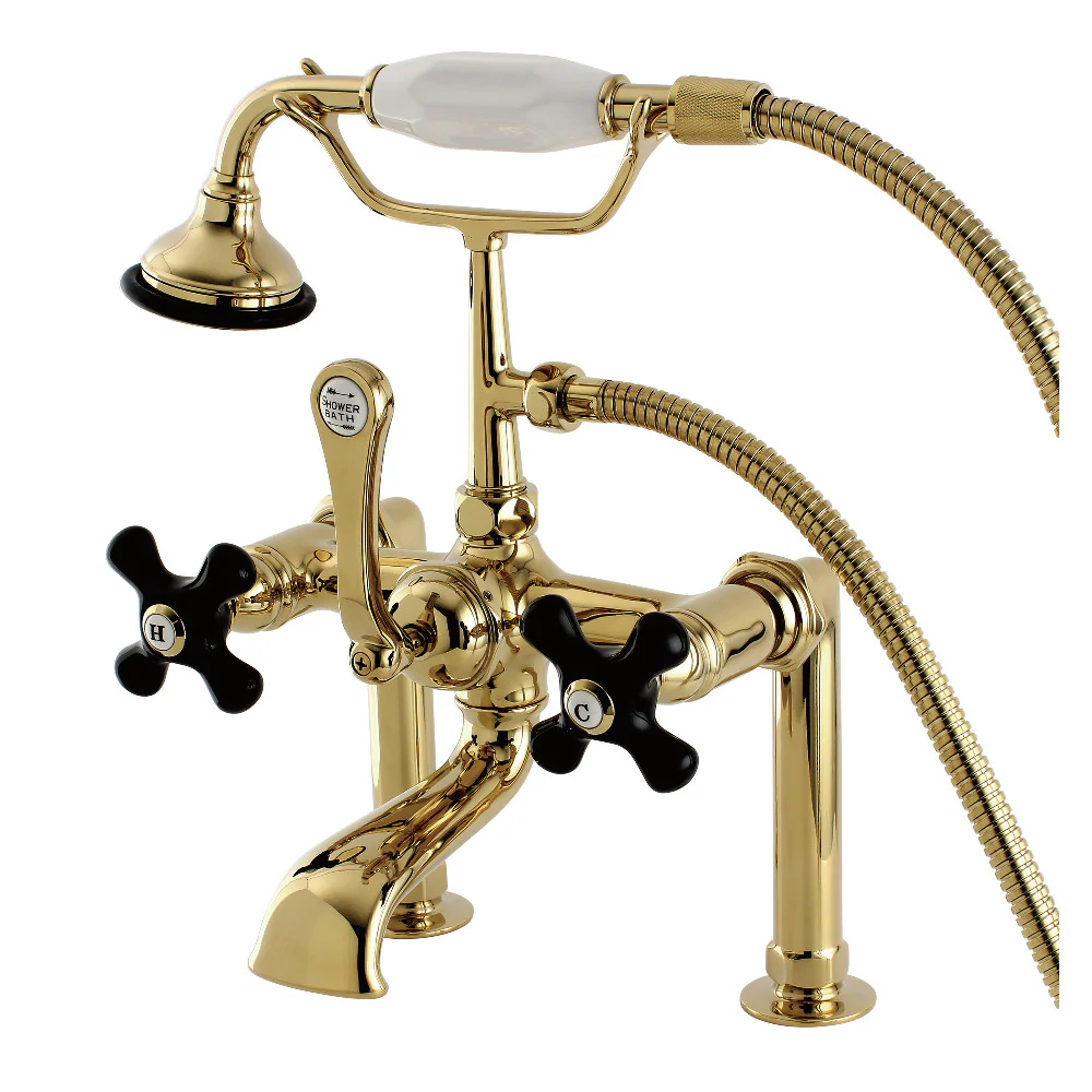 Aqua Vintage AE103T8PKX Duchess Deck Mount Clawfoot Tub Faucet - Image 4