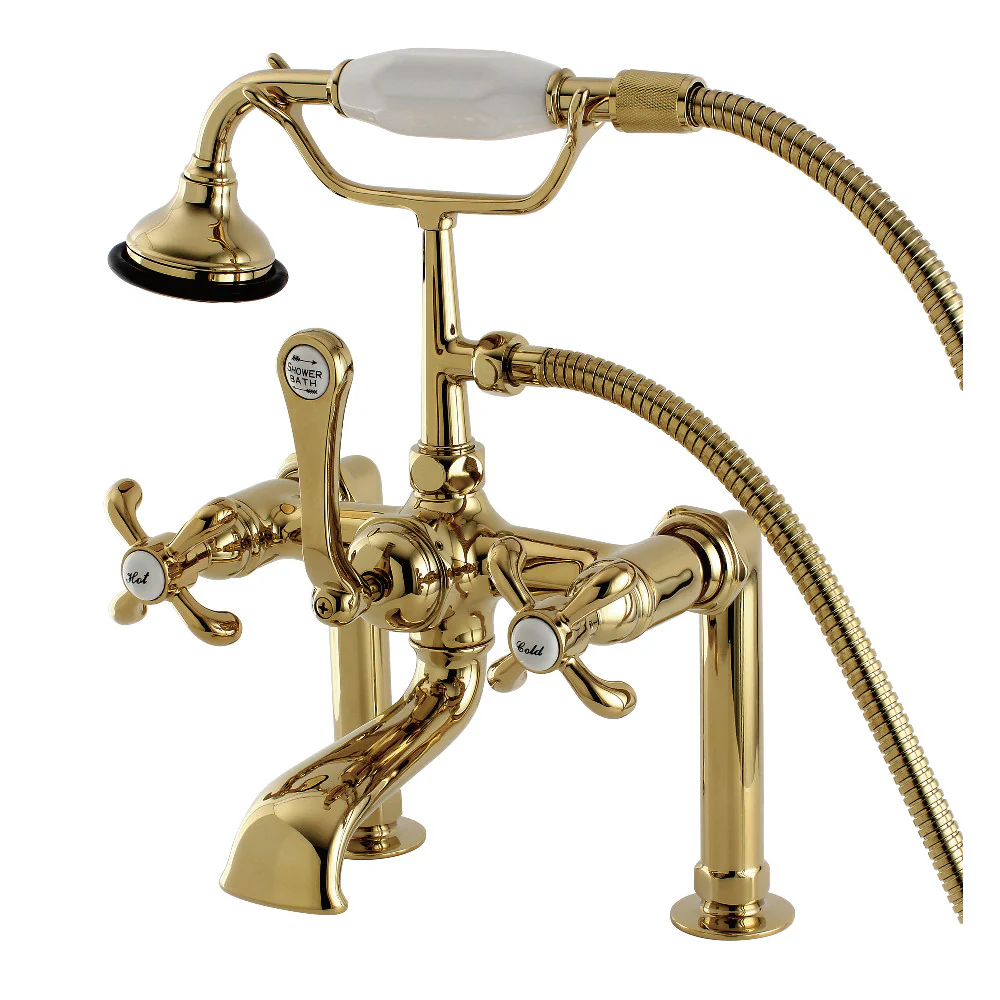 Aqua Vintage AE103T5TX French Country Deck Mount Clawfoot Tub Faucet - Image 4