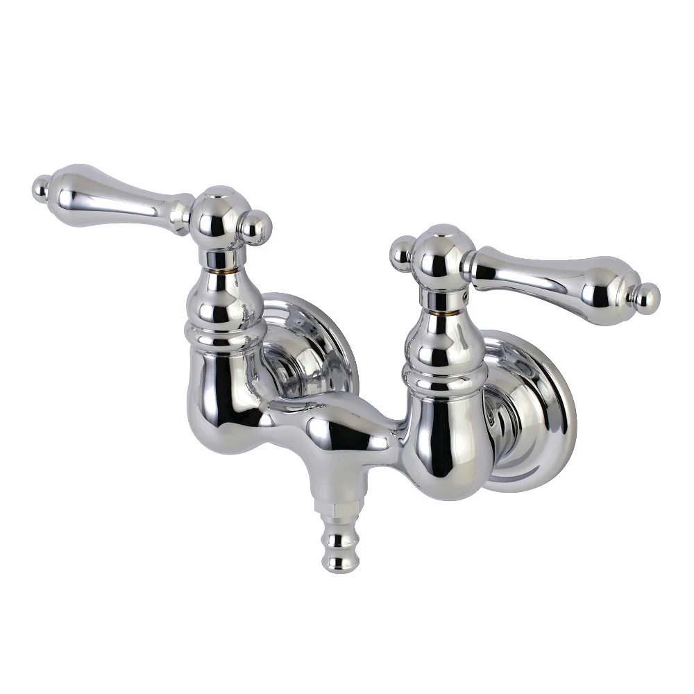 Kingston Brass AE31T8 Aqua Vintage 3-3/8 Inch Wall Mount Tub Faucet - Image 4