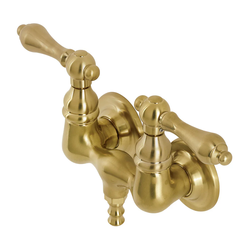 Kingston Brass AE31T8 Aqua Vintage 3-3/8 Inch Wall Mount Tub Faucet - Image 5