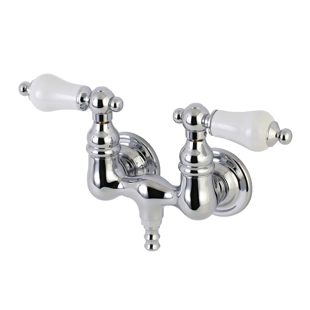 Kingston Brass AE35T5 Aqua Vintage 3-3/8 Inch Wall Mount Tub Faucet - Image 3