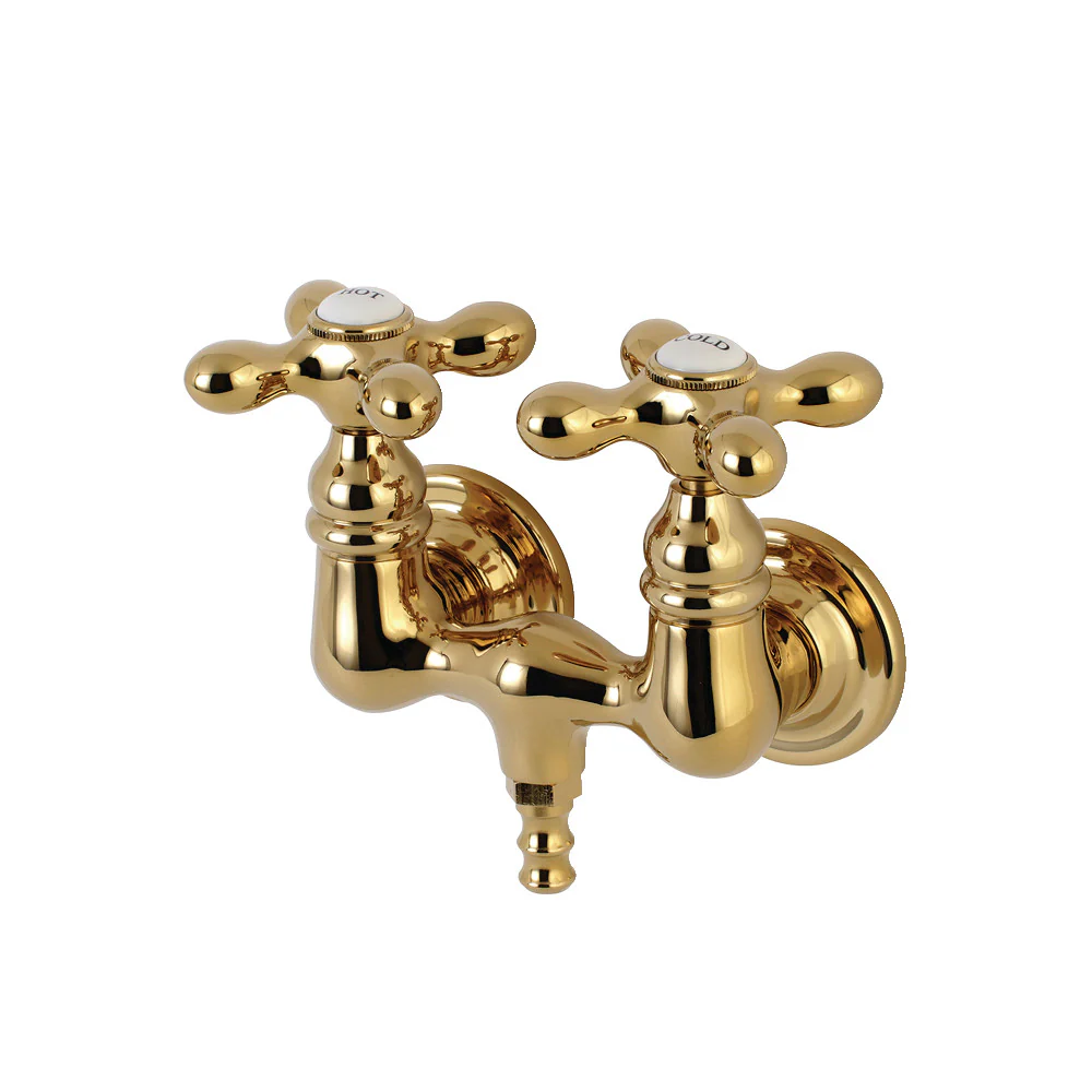 Kingston Brass AE37T5 Aqua Vintage 3-3/8 Inch Wall Mount Tub Faucet - Image 3