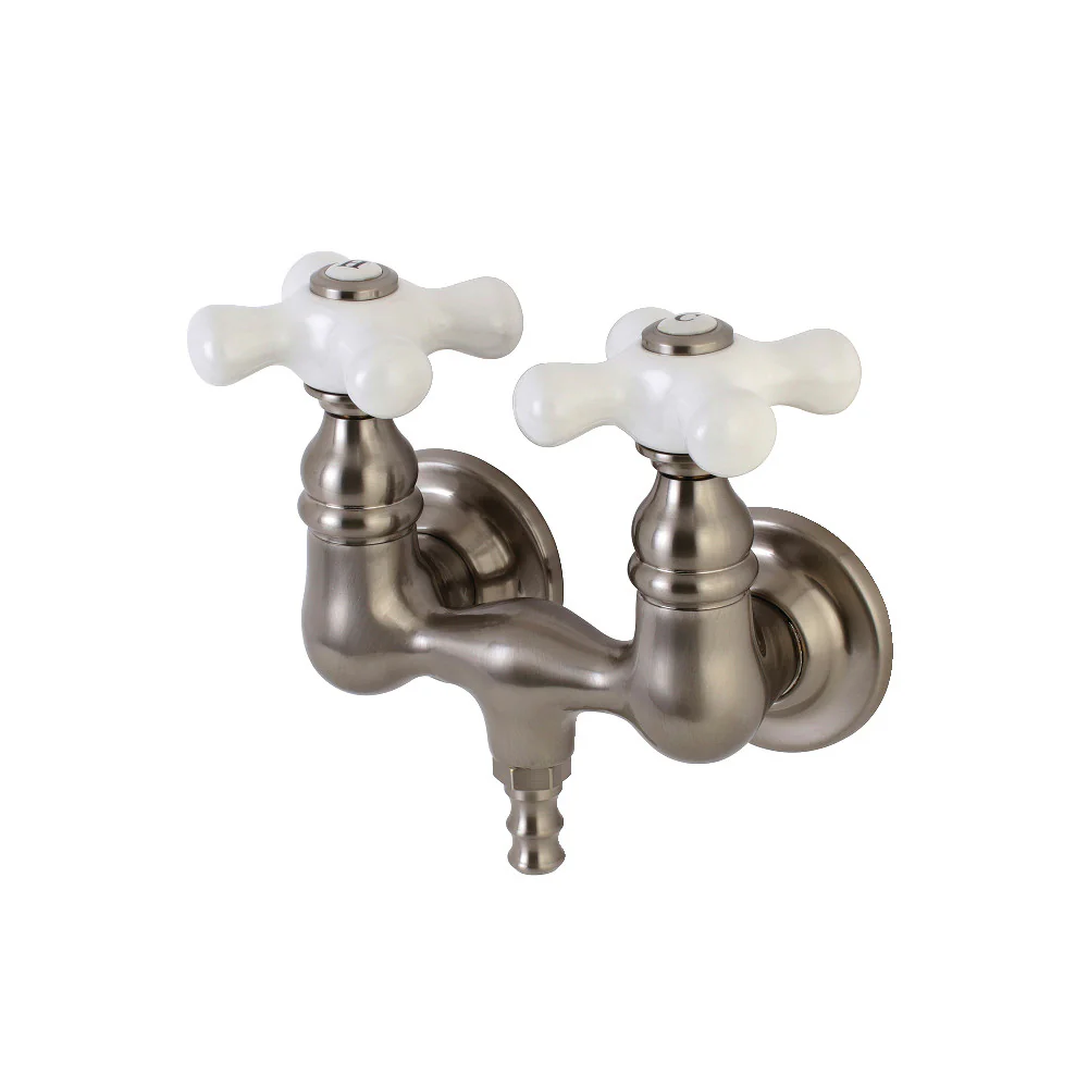 Kingston Brass AE40T1 Aqua Vintage 3-3/8 Inch Wall Mount Tub Faucet - Image 3