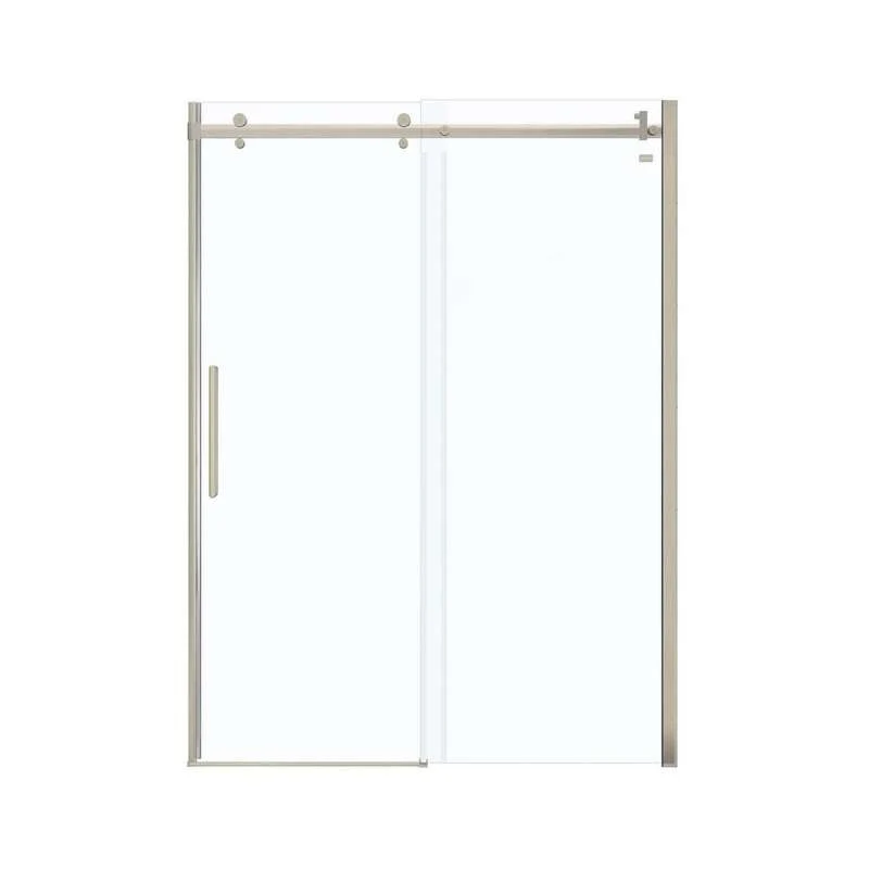 Frameless Slider Alcove Shower Door With Clear Glass Max Halo 56.5 To 59in X 78.75in - Image 11