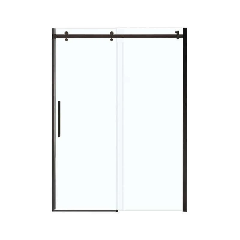 Frameless Slider Alcove Shower Door With Clear Glass Max Halo 56.5 To 59in X 78.75in - Image 7