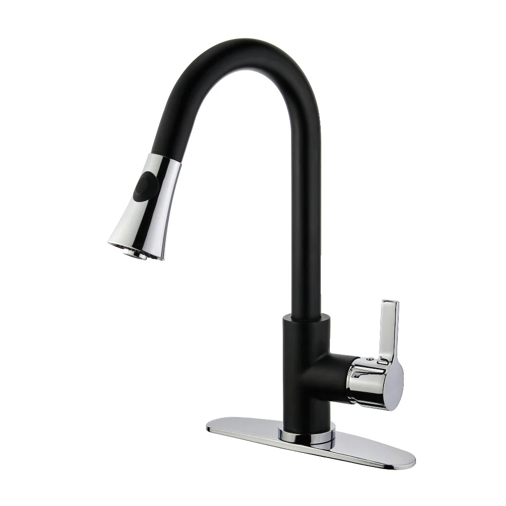 Gourmetier LS8723CTL Continental Single-Handle Pull-Down Kitchen Faucet - Image 3