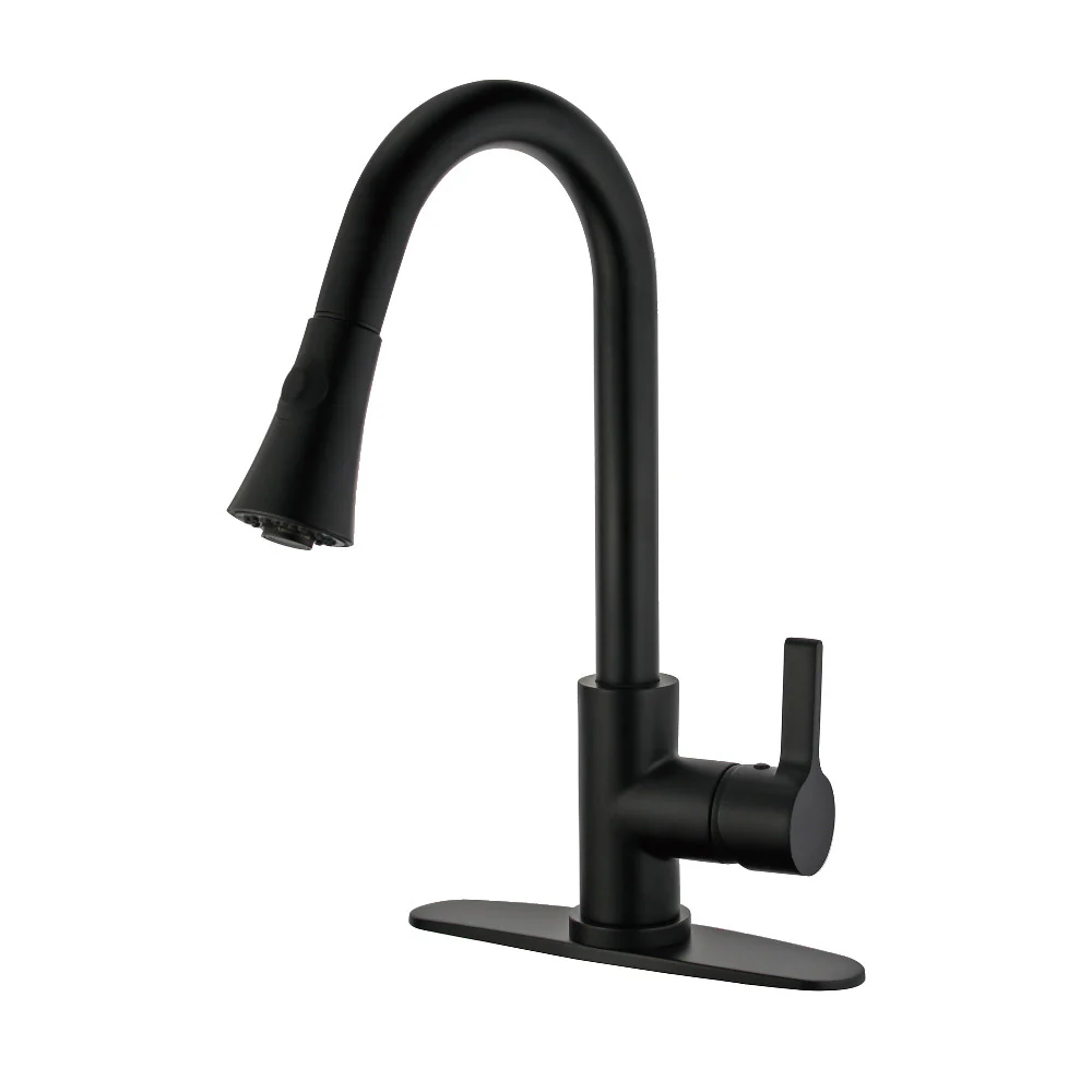 Gourmetier LS8723CTL Continental Single-Handle Pull-Down Kitchen Faucet - Image 4