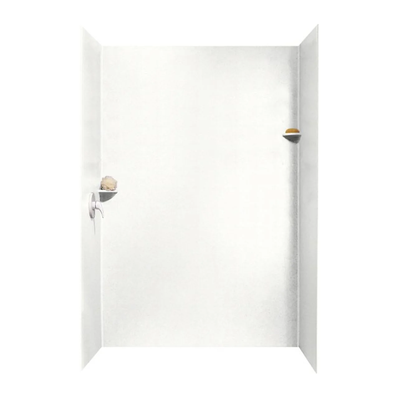 SMMK96-4262 42 x 62 x 96 Swanstone® Smooth Glue up Shower Wall Kit - Image 7