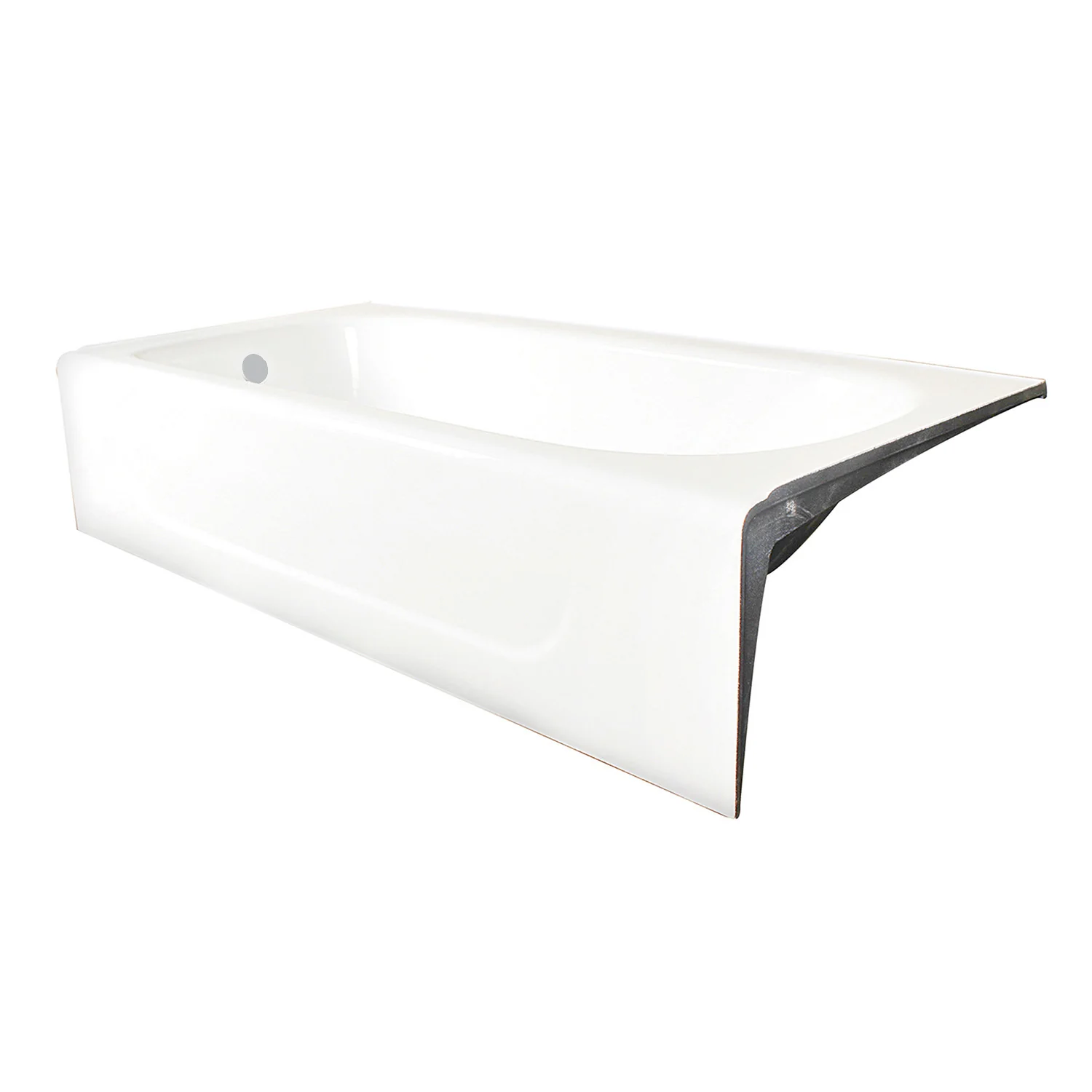 Aqua Eden VCTAP603015L Cast Iron Alcove Bath Tub 60 x 30 x 15 - Image 5