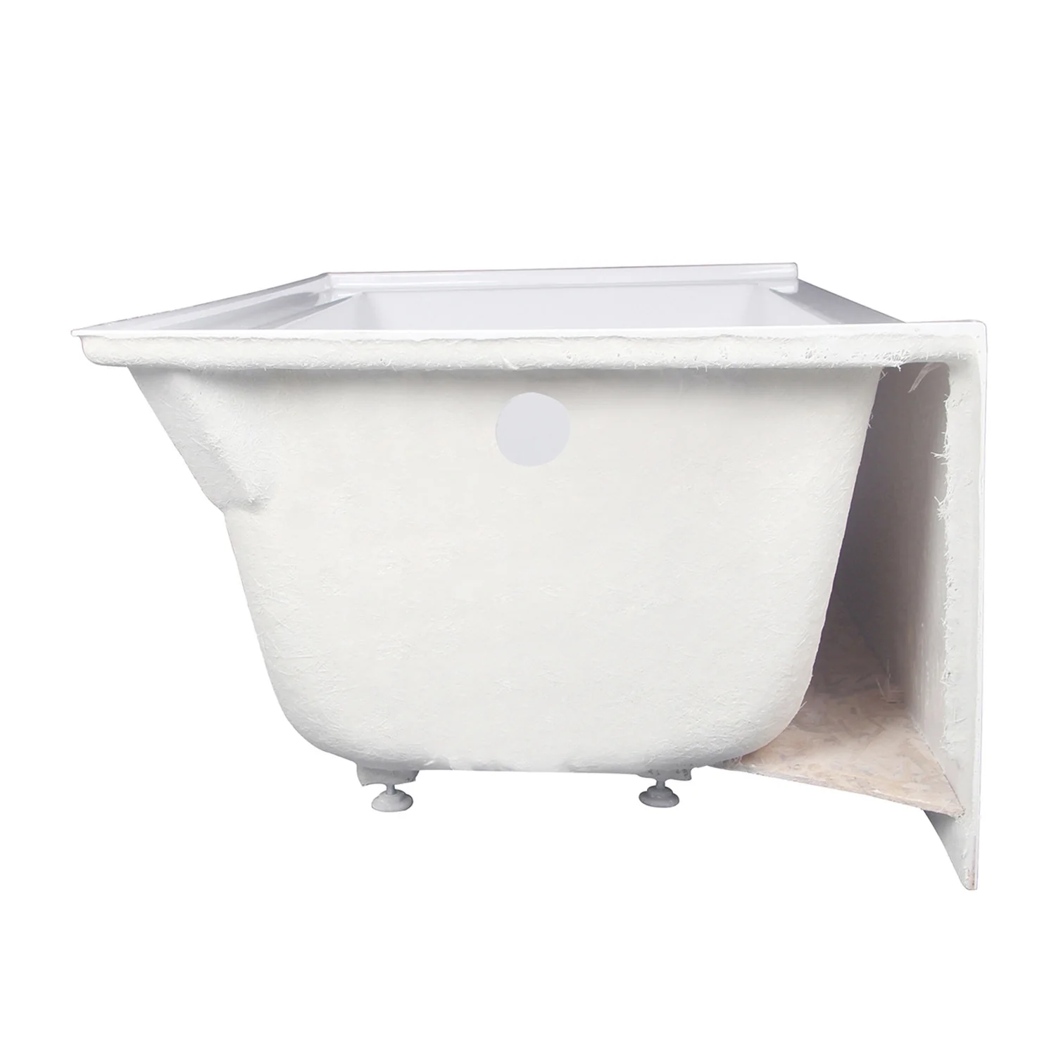 Aqua Eden VTAP603222L Alcove Bath Tub (L)60"x (W)32" x (H)21-5/8" - Image 10