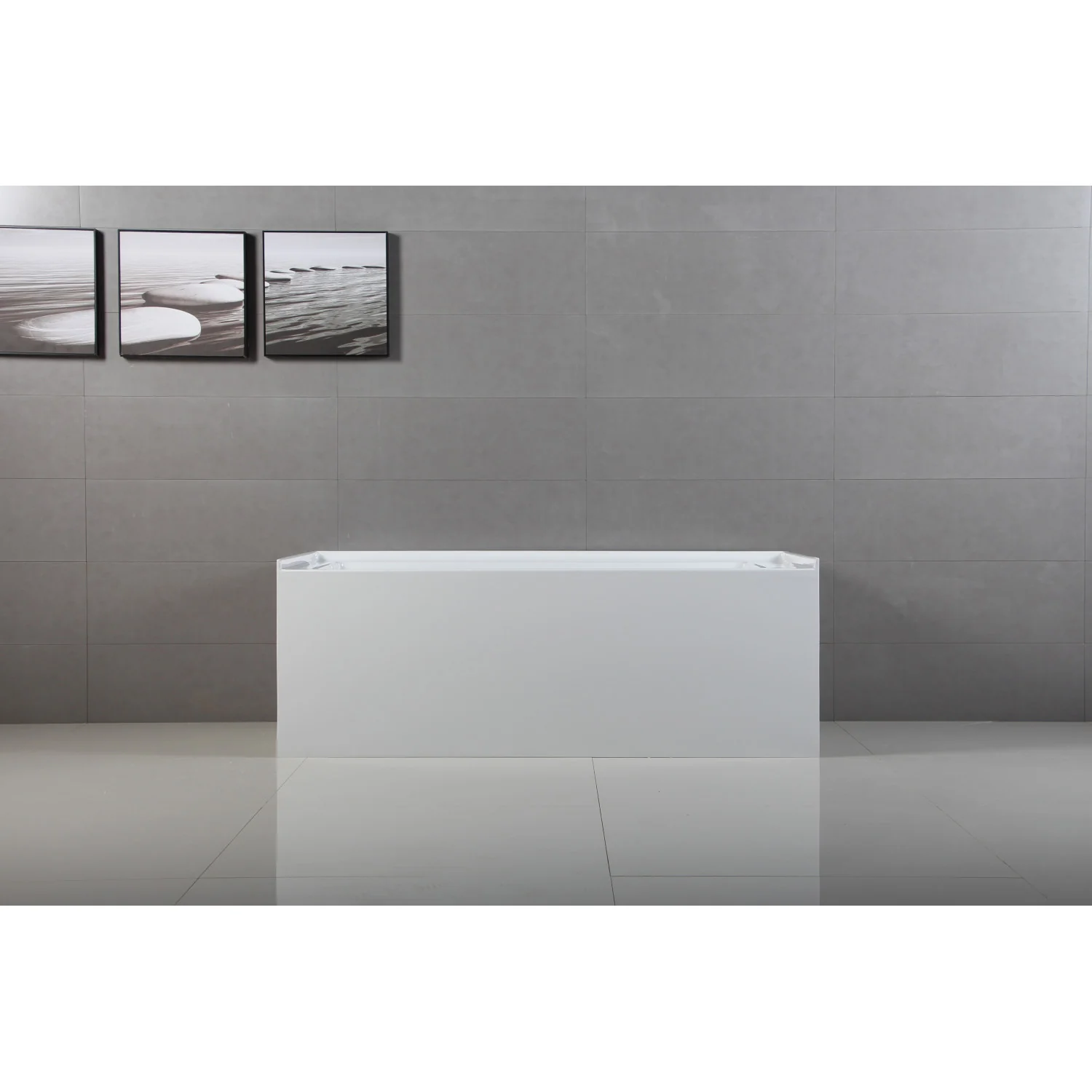 Aqua Eden VTAP603222L Alcove Bath Tub (L)60"x (W)32" x (H)21-5/8" - Image 4