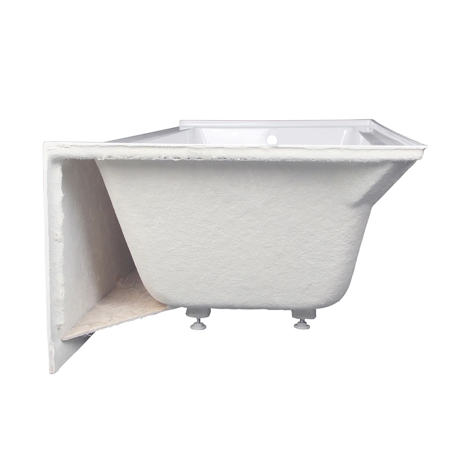 Aqua Eden VTAP603222L Alcove Bath Tub (L)60"x (W)32" x (H)21-5/8" - Image 9