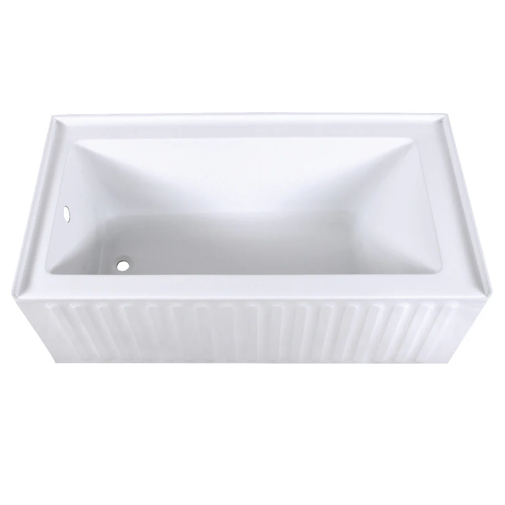 Aqua Eden VTDE603121X-P 60x30x22 Acrylic Alcove Bathtub - Image 3