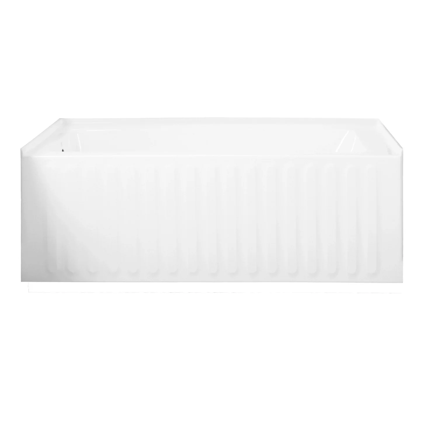 Aqua Eden VTDE603121X-P 60x30x22 Acrylic Alcove Bathtub - Image 4