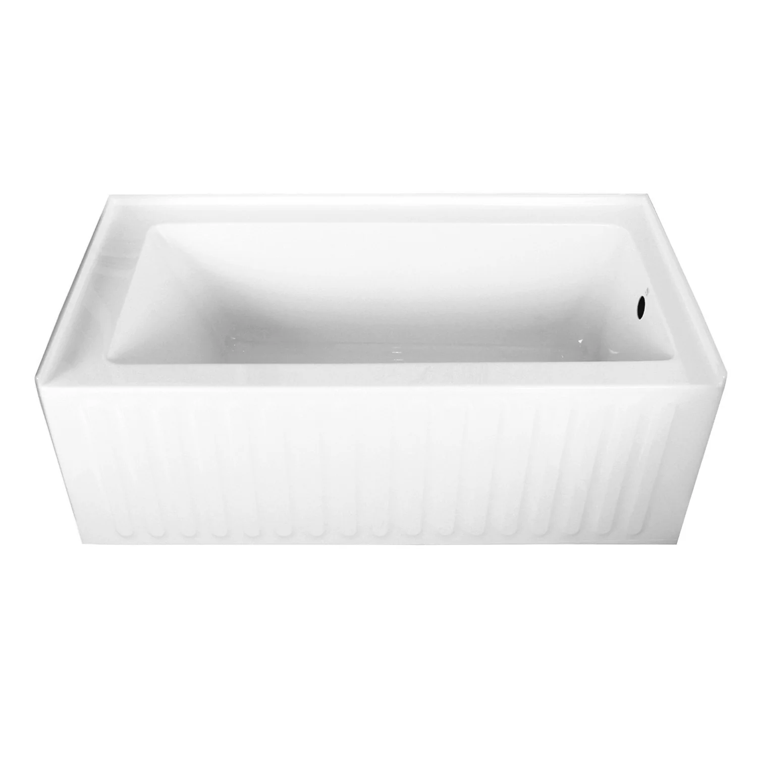 Aqua Eden VTDE603121X-P 60x30x22 Acrylic Alcove Bathtub - Image 6